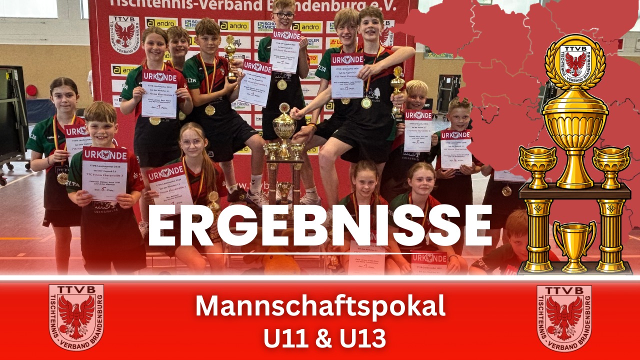 Neuer Teilnehmerrekord und Finower Dominanz beim Landesmannschaftspokal U11/13