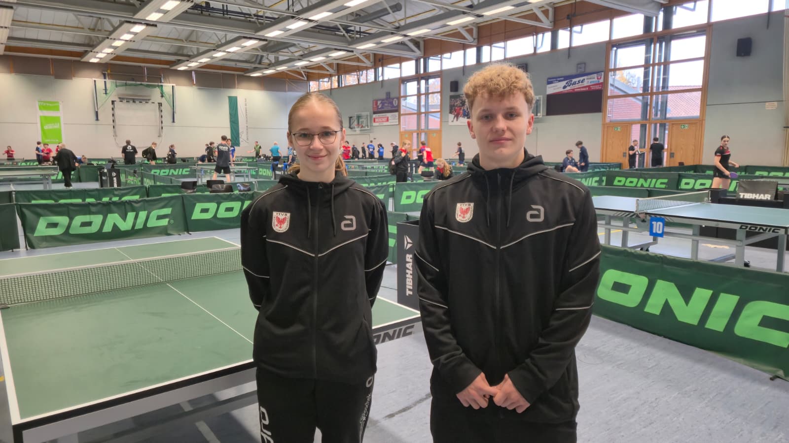 Isabell Filitz und Daniel Schmidt sammeln überregionale Erfahrungen beim DTTB Top48-Turnier