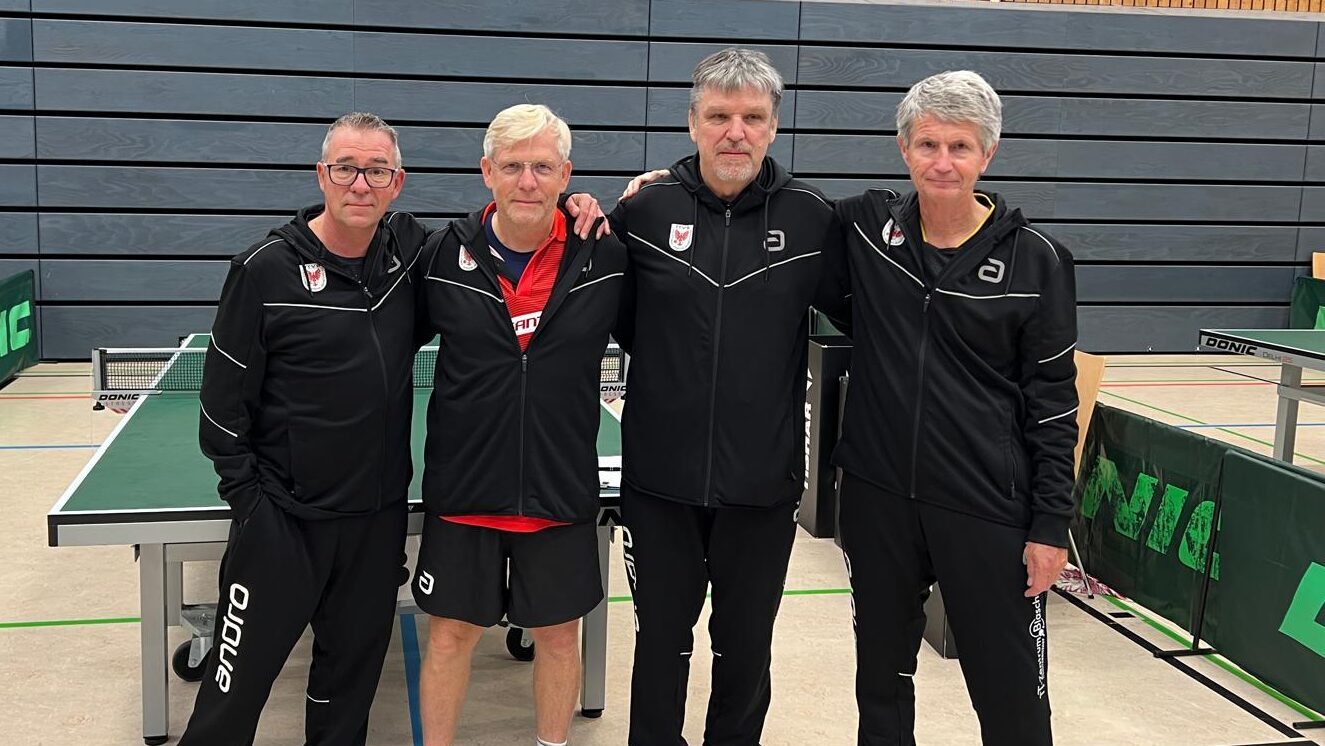 TTVB-Auswahl belegt starken fünften Platz beim Deutschlandpokal der Senioren 60