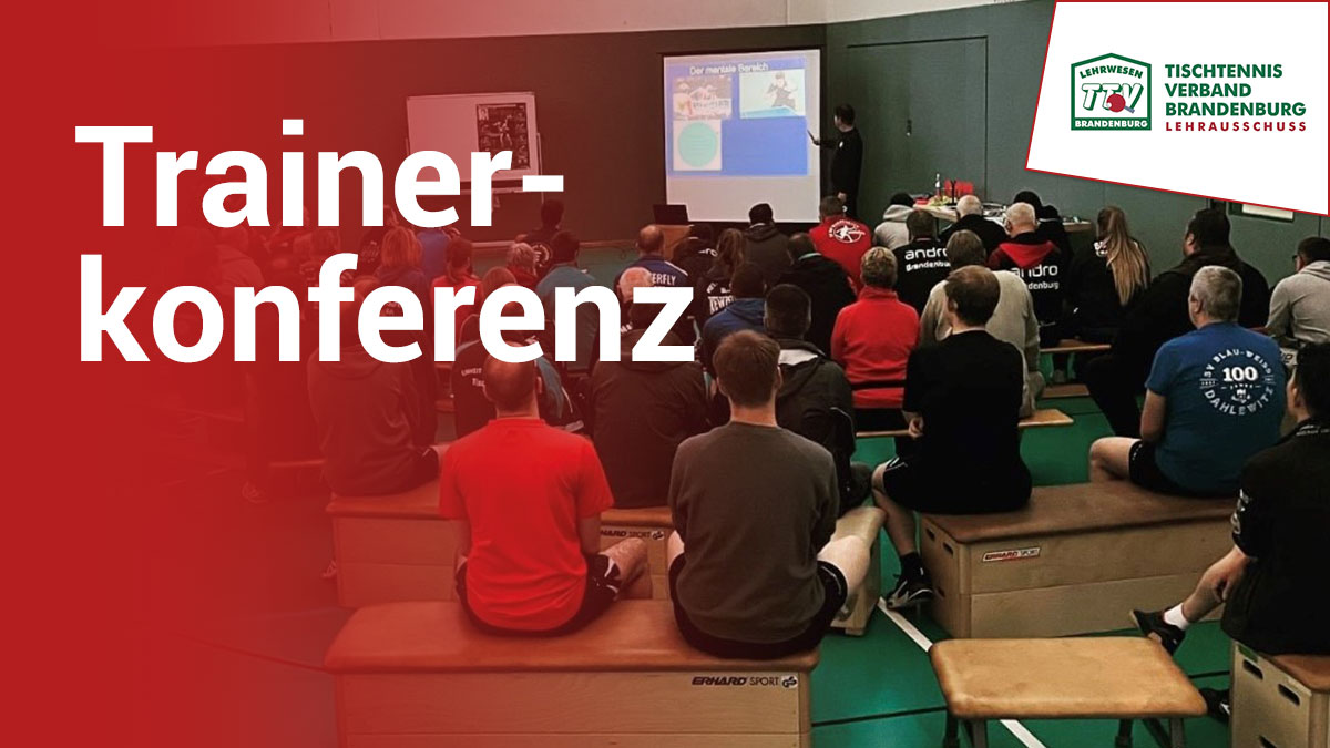 Einladung zur 12. Trainerkonferenz des TTVB