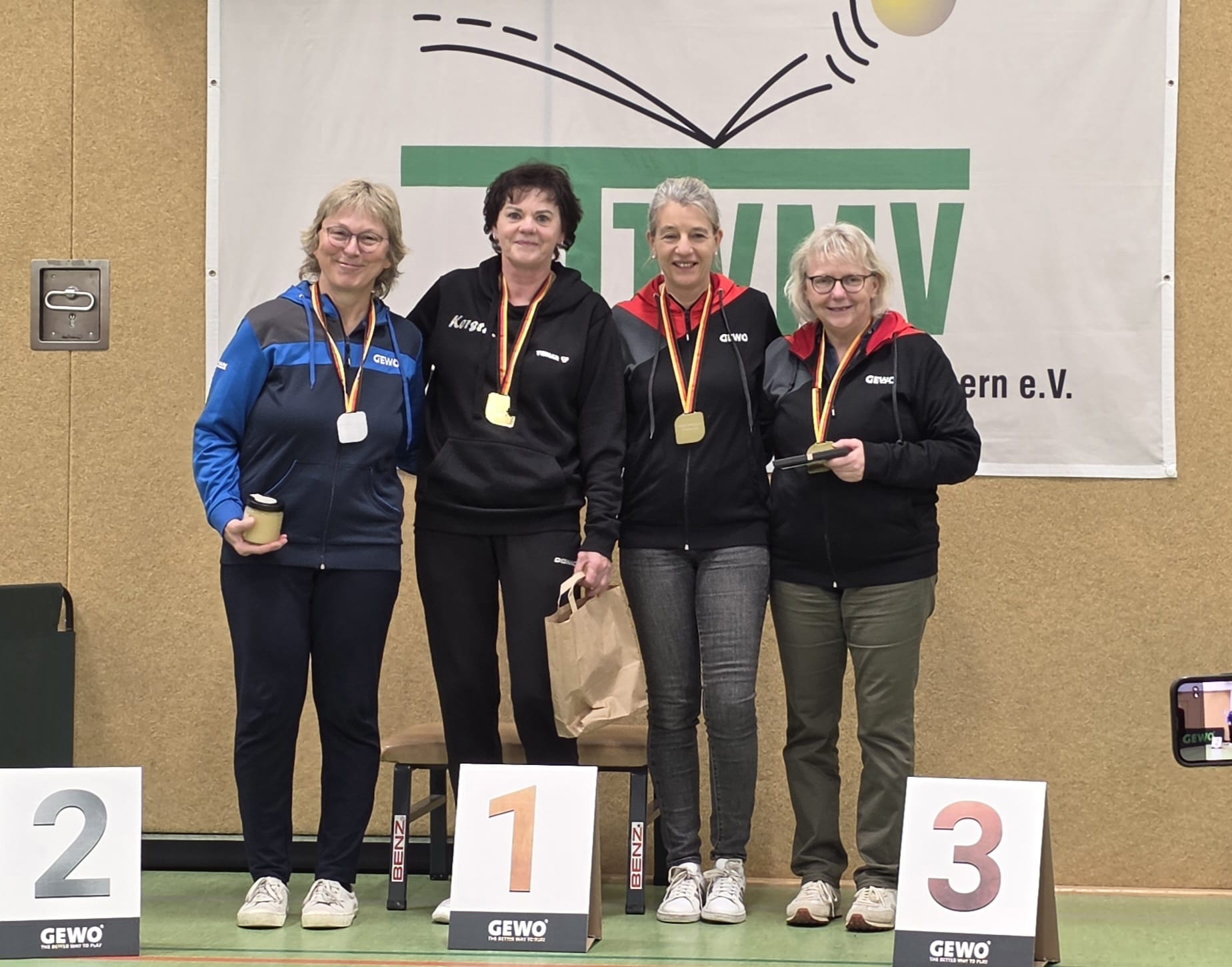 20 Medaillen für den TTVB bei den Norddeutschen Meisterschaften Senioren