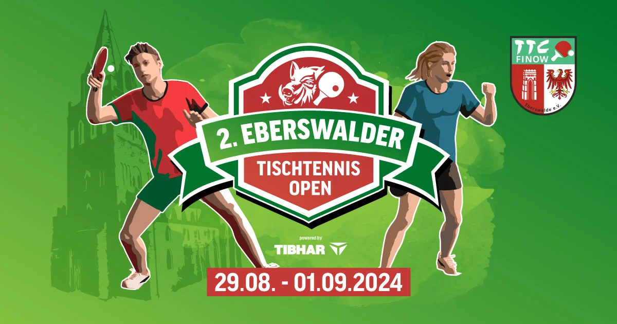 2. Eberswalder Tischtennis Open (29.08. – 01.09.2024)
