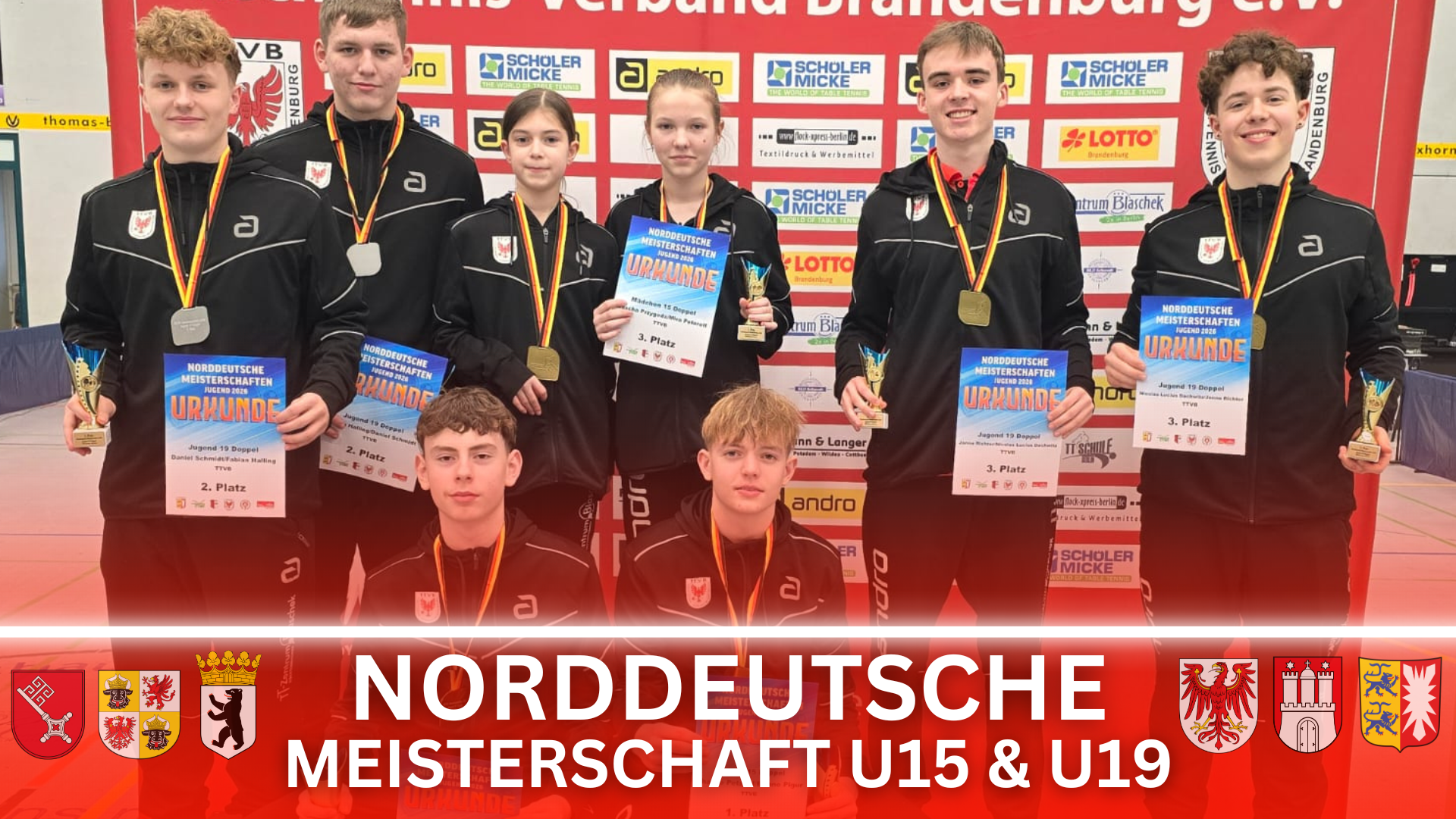 NEM 2026: Doppel glänzen mit Medaillensatz – Wermutstropfen im Einzel