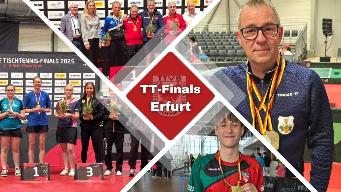 9 Medaillen für TTVB Starter bei den TT-Finals